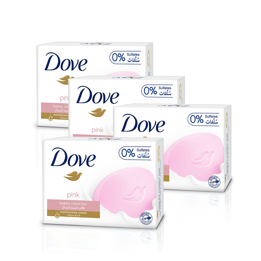 Dove Pink Beauty Bar Soap – 125g (Pack of 4)