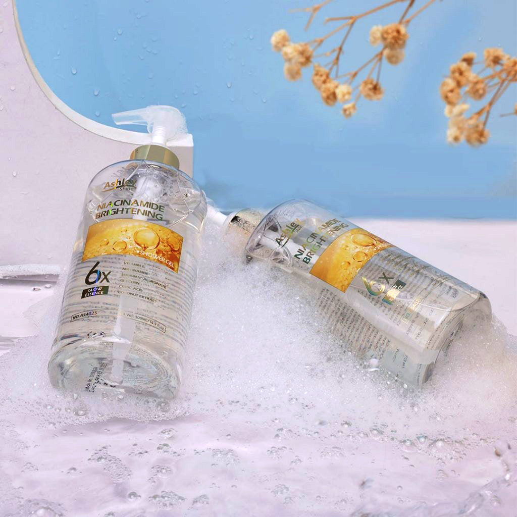 Ashley Shine Niacinamide Brightening 6x Glow Essence Shower Gel – 500ml