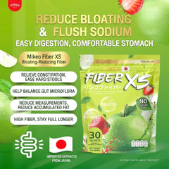MIKEO Fiber XS Green Apple + Strawberry – 30 Sachets