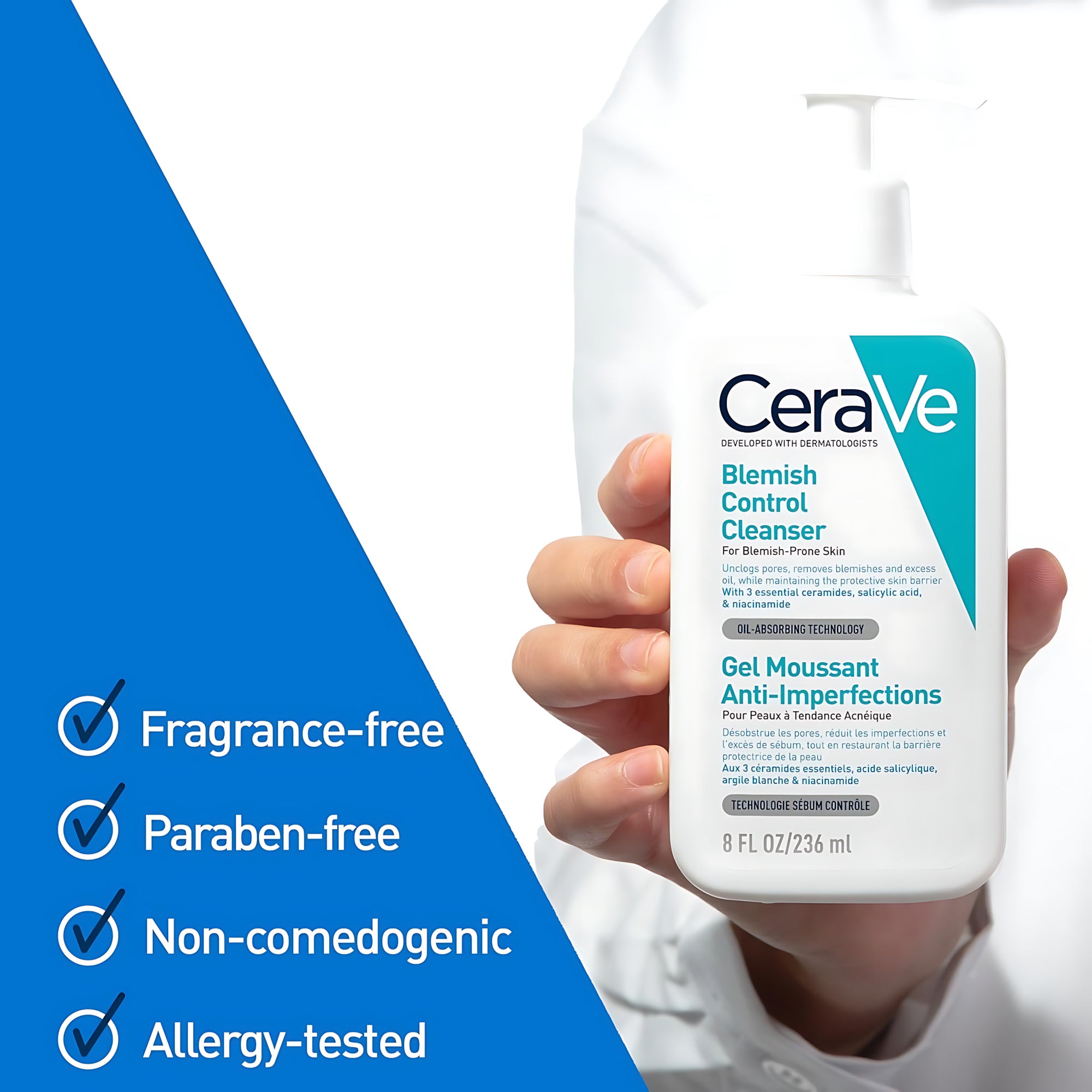 CeraVe Blemish Control Cleanser – 236ml