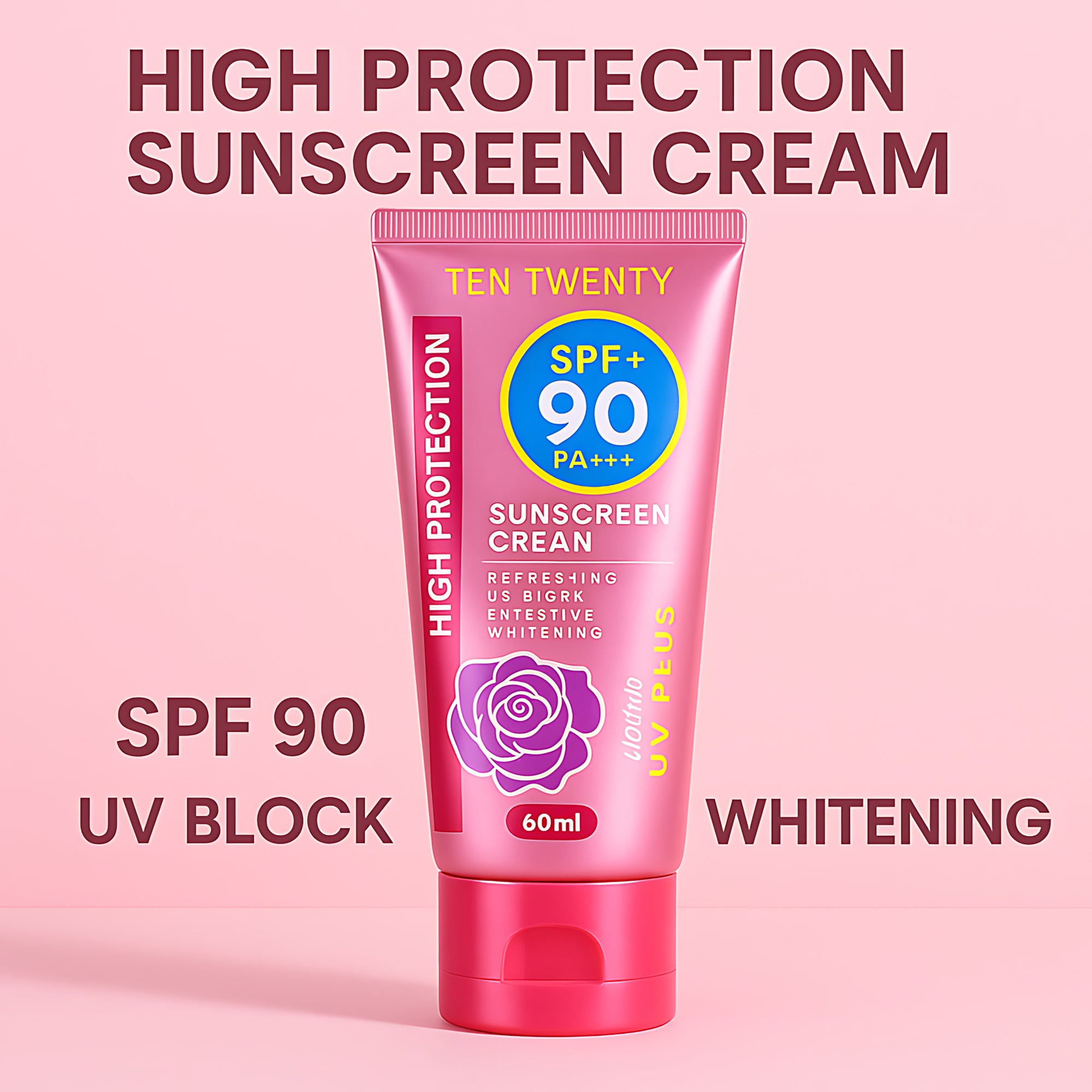 Ten Twenty Sunscreen Cream SPF 90 PA+++ - 60ml