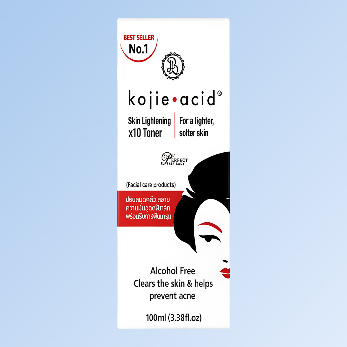 Kojie Acid Skin Brightening X10 Toner - 100ml