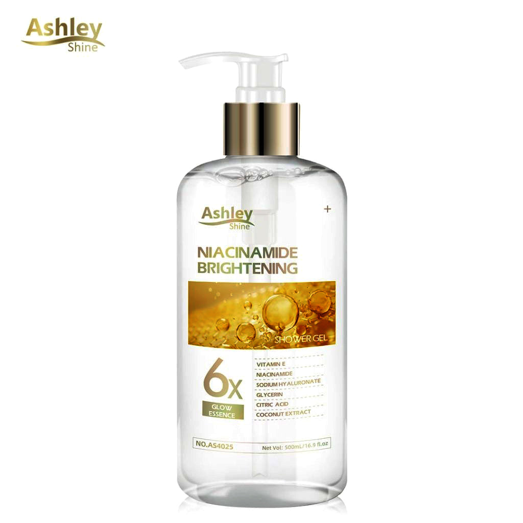 Ashley Shine Niacinamide Brightening 6x Glow Essence Shower Gel – 500ml