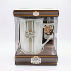 Hot Chocolate Ceramic Mug Gift Set – With Free Gift Wrap