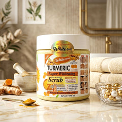 White Gold Turmeric Super Whitening Face & Body Scrub - 521 ml