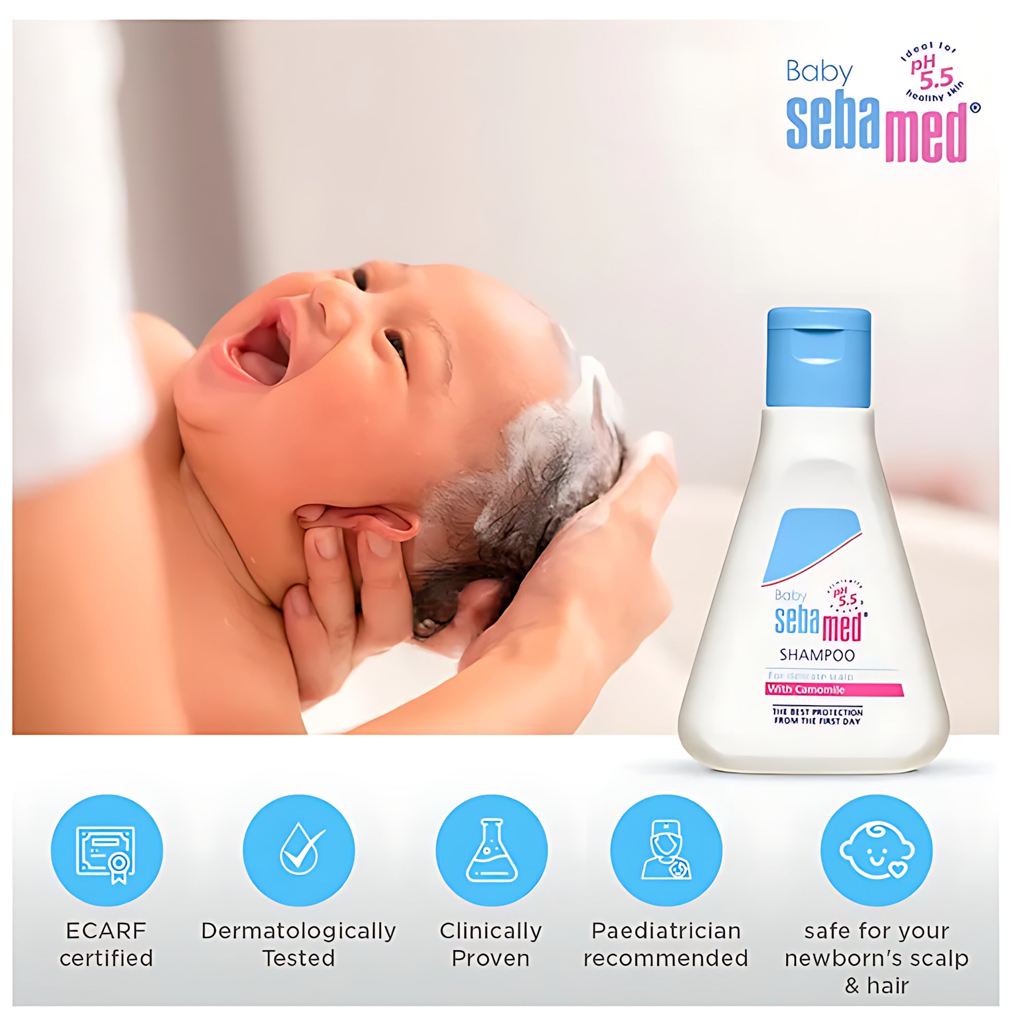 Sebamed Baby Shampoo with Chamomile – 50ml