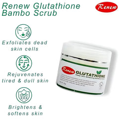 Renew Placenta Glutathione Deep Skin Brightening Bamboo Scrub – 50g