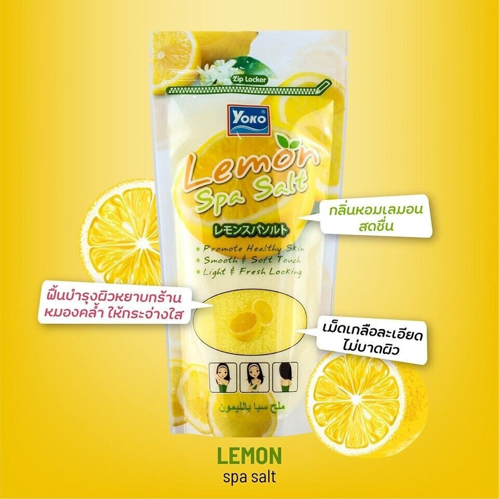 Yoko Lemon Spa Salt Body Scrub - 300g