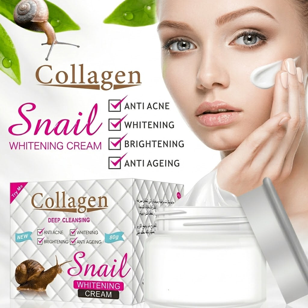 Snail Collagen Whitening Cream - 80g