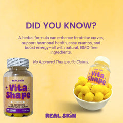 Real Skin Vita Shape Mango Flavor - 60 Gummies