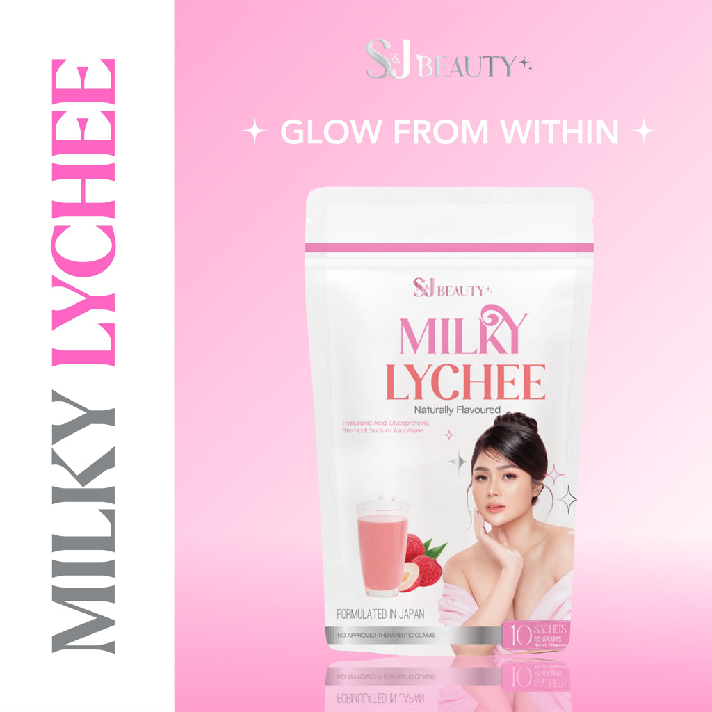 S&J Beauty Milky Lychee  15g × 10 Sachets (150g Total)
