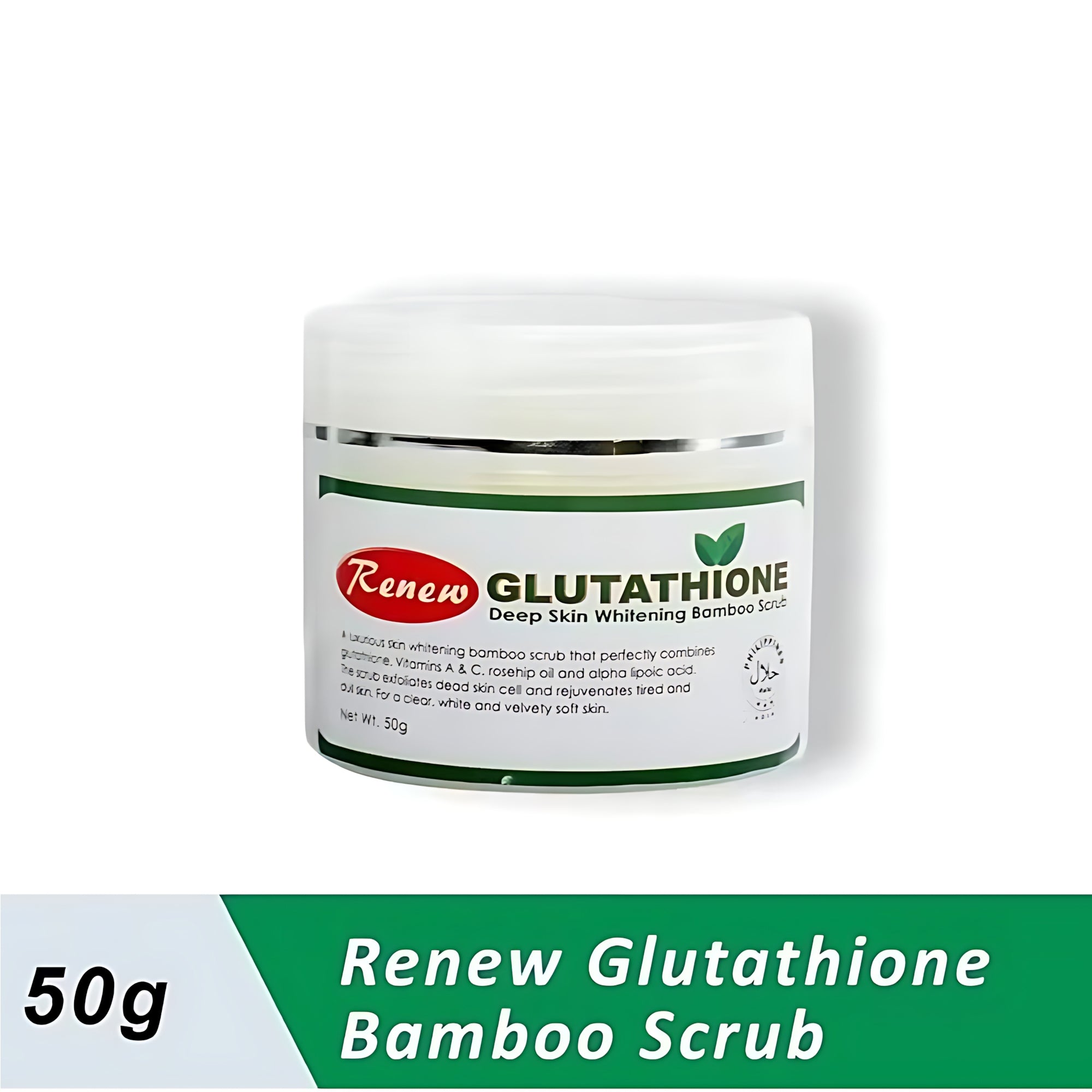 Renew Placenta Glutathione Deep Skin Brightening Bamboo Scrub – 50g