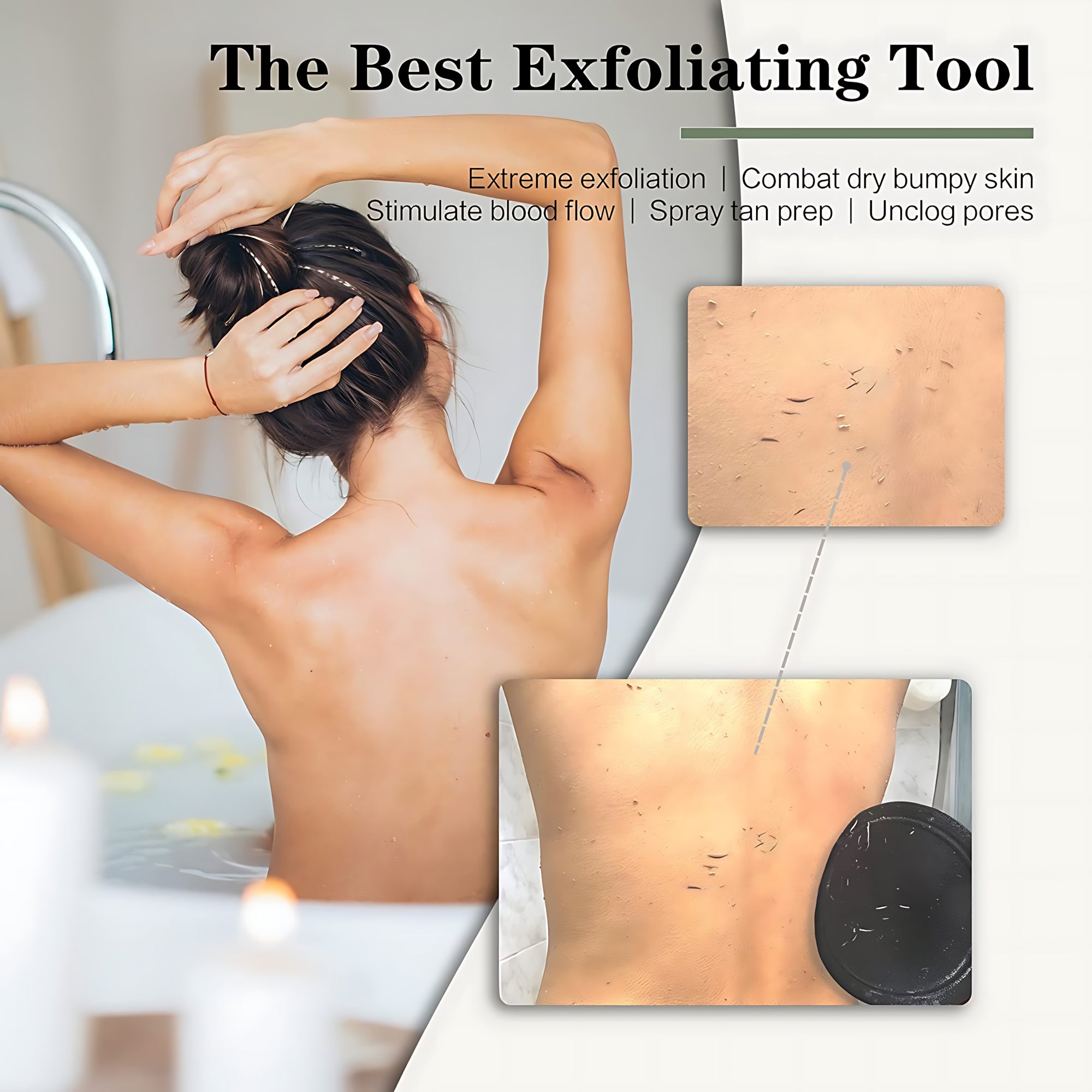 Lifa Moroccan Bath Exfoliating Gloves – Traditional Hammam Body Scrub Towel