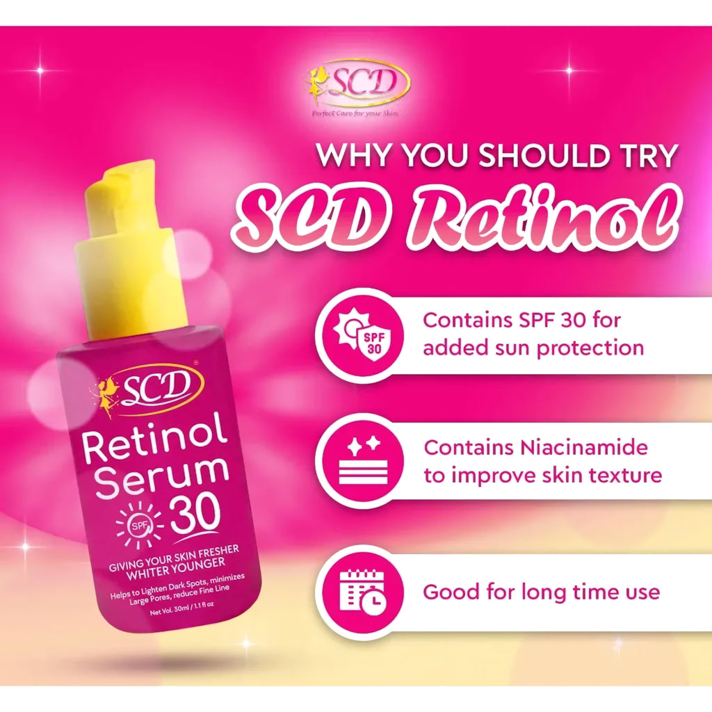 SCD Retinol Serum SPF 30 – 30ml