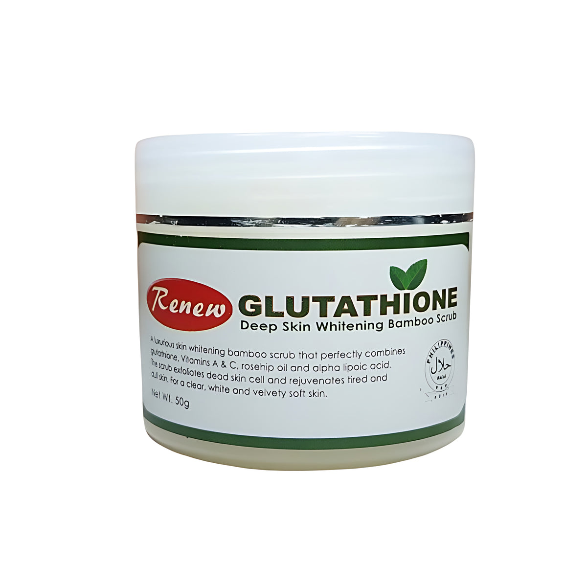 Renew Placenta Glutathione Deep Skin Brightening Bamboo Scrub – 50g