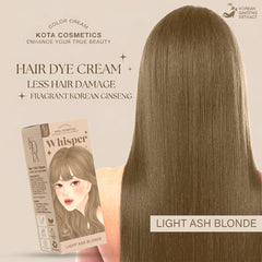 Kota Cosmetics Whisper Hair Color Set –  Light Ash Blonde (100ml+100ml)