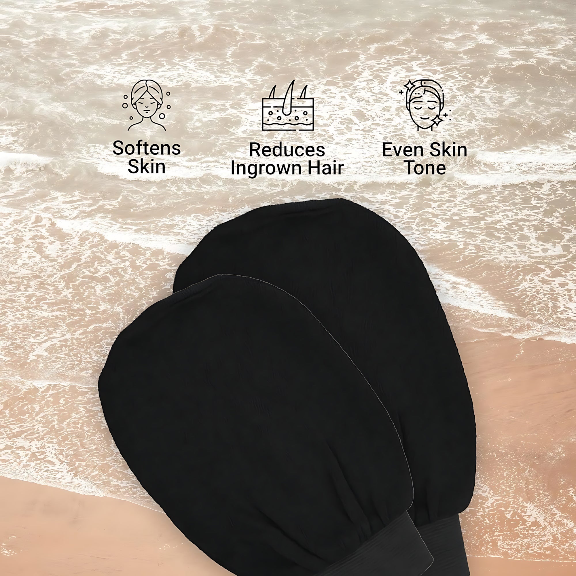 Lifa Moroccan Bath Exfoliating Gloves – Traditional Hammam Body Scrub Towel