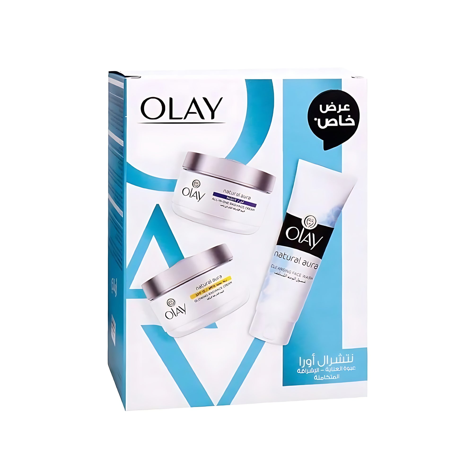 Olay Natural White All in One Fairness Regimen pack Box
