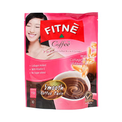 Fitne 3-in-1 Instant Coffee Mix with Collagen & Vitamin C - 15gm × Sachets