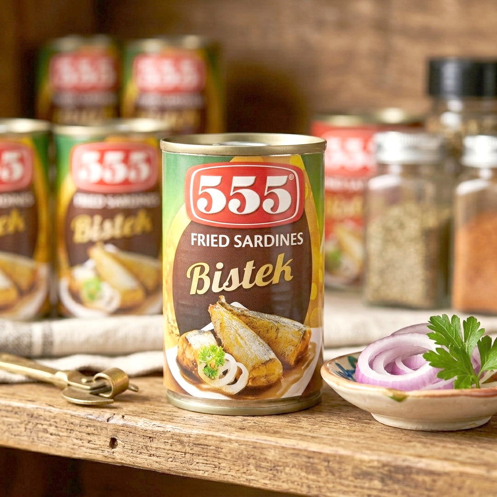 555 Fried Sardines Bistek - 155gm