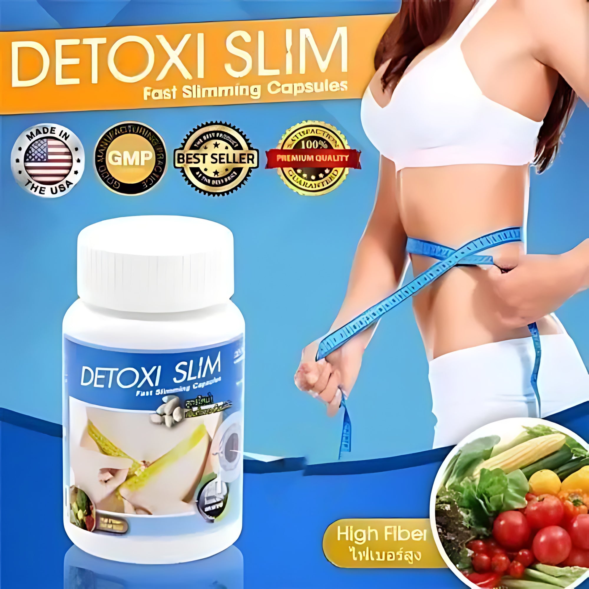 Detoxi Slim Fast Slimming Capsules – 30s