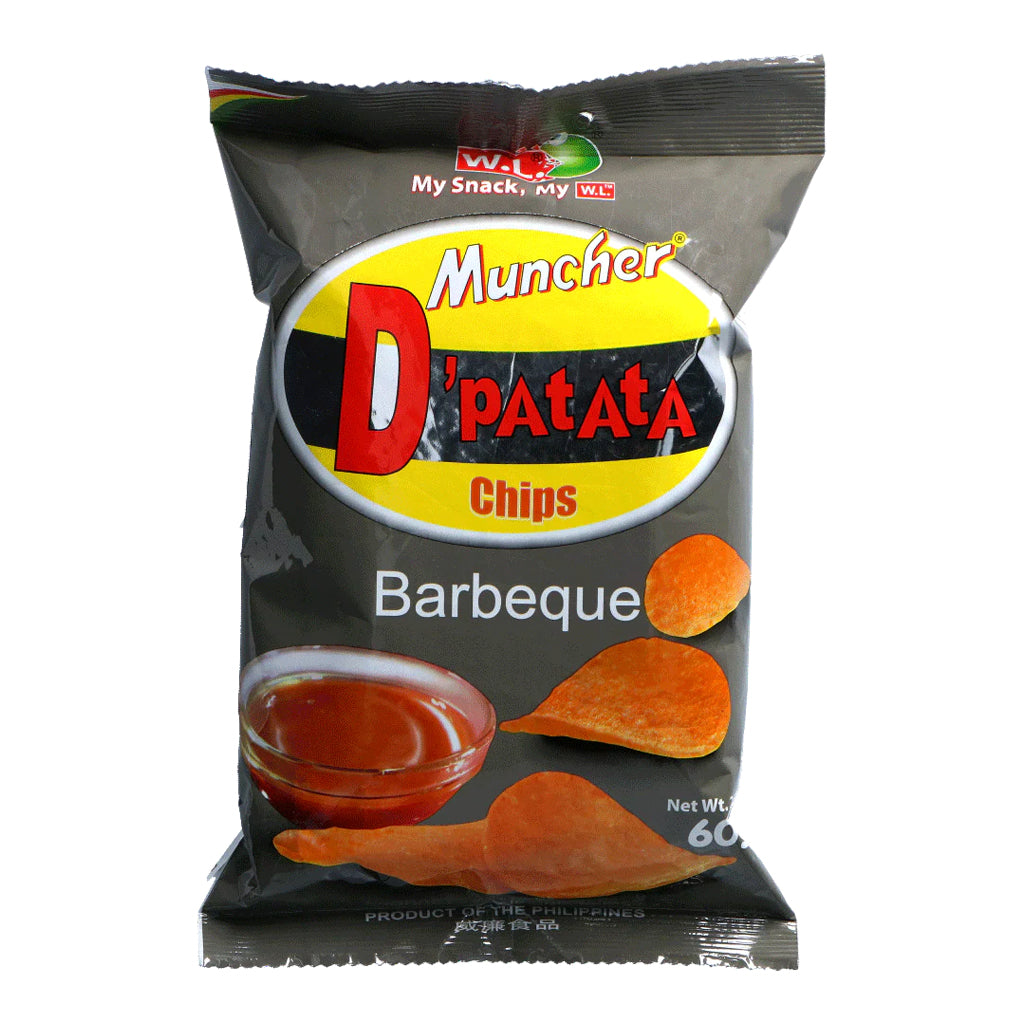 Muncher D'Patata Chips – Barbeque Flavor (60g)