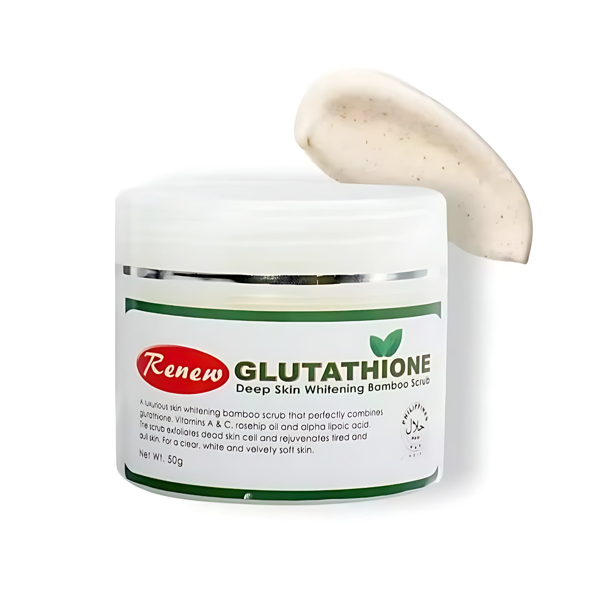 Renew Placenta Glutathione Deep Skin Brightening Bamboo Scrub – 50g