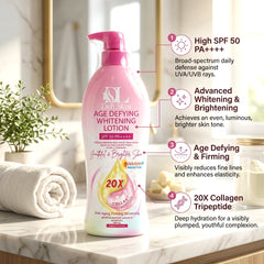 Deli Skin Age Defying Brightening Lotion SPF50 PA++++ – 500ml