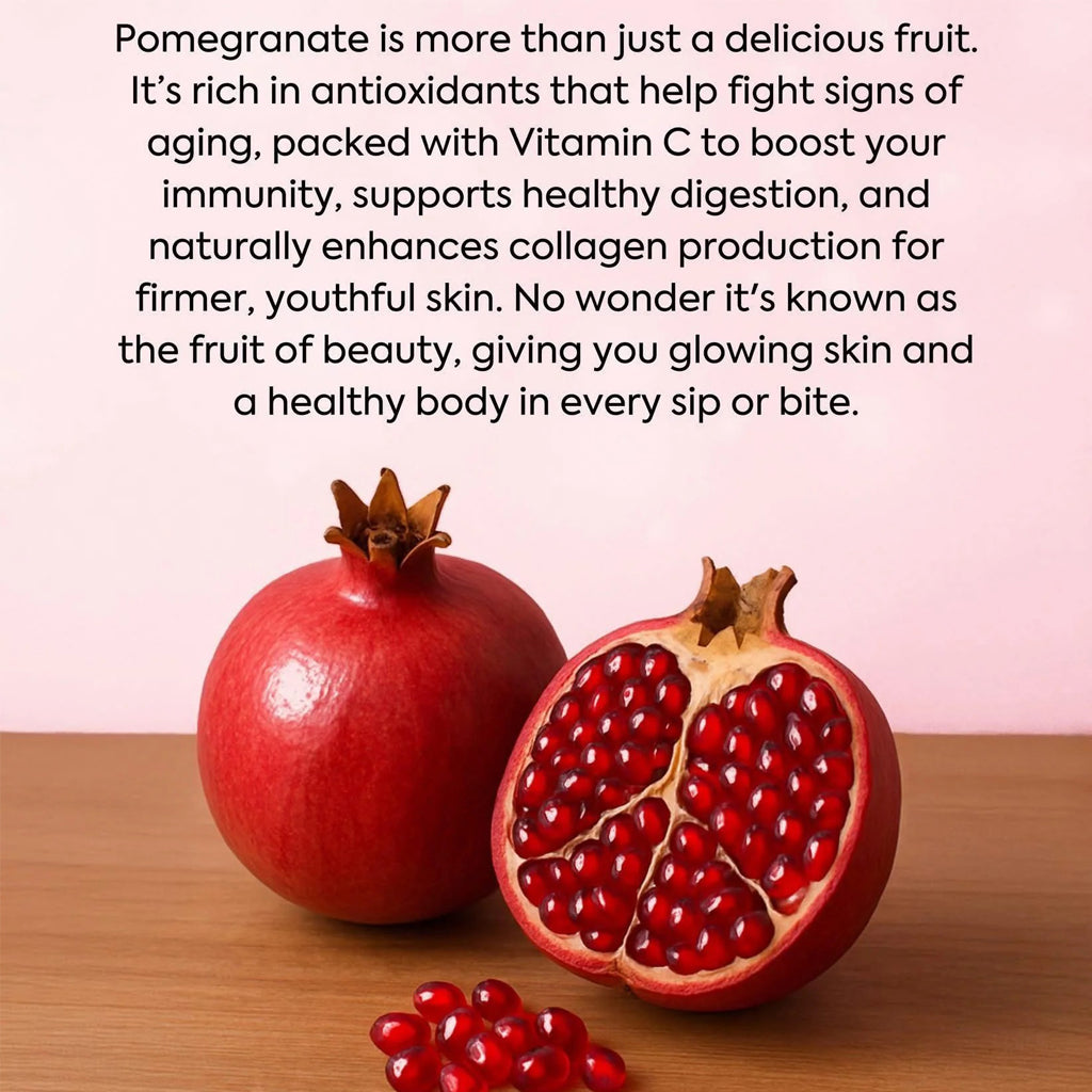 Glowming Pomegranate With Glutathione & Collagen Powder Drink Mix  – 20g x 10 Sachets