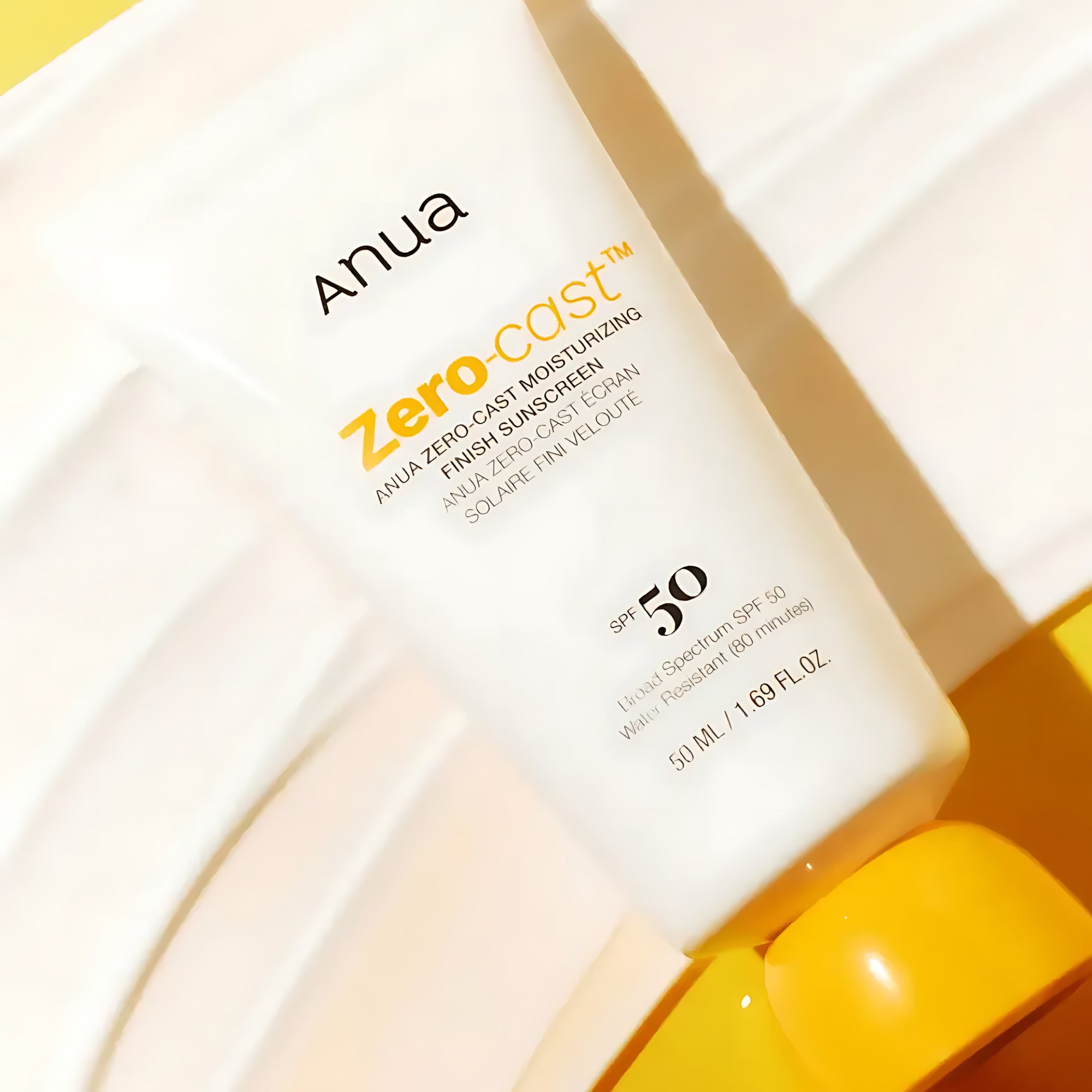 Anua Zero-Cast Moisturizing Finish Sunscreen – SPF 50+ PA++++ – 50ml
