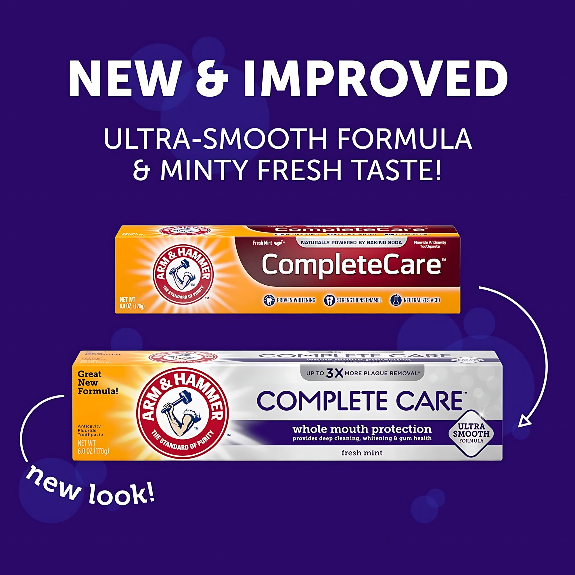 Arm & Hammer Complete Care Whole Mouth Protection Toothpaste – Fresh Mint (170g)