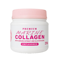 Premium Marine Collagen With Sakura Extract & Glutathione - 210g