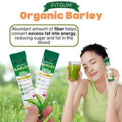 Fitgum Organic Barley Weight Loss Detox Powder – 45g (15 x 3g Sachets)
