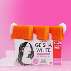 Geisha White Classic Scar & Blemish Skin Brightening Bar – 65g x 3 (Value Pack)