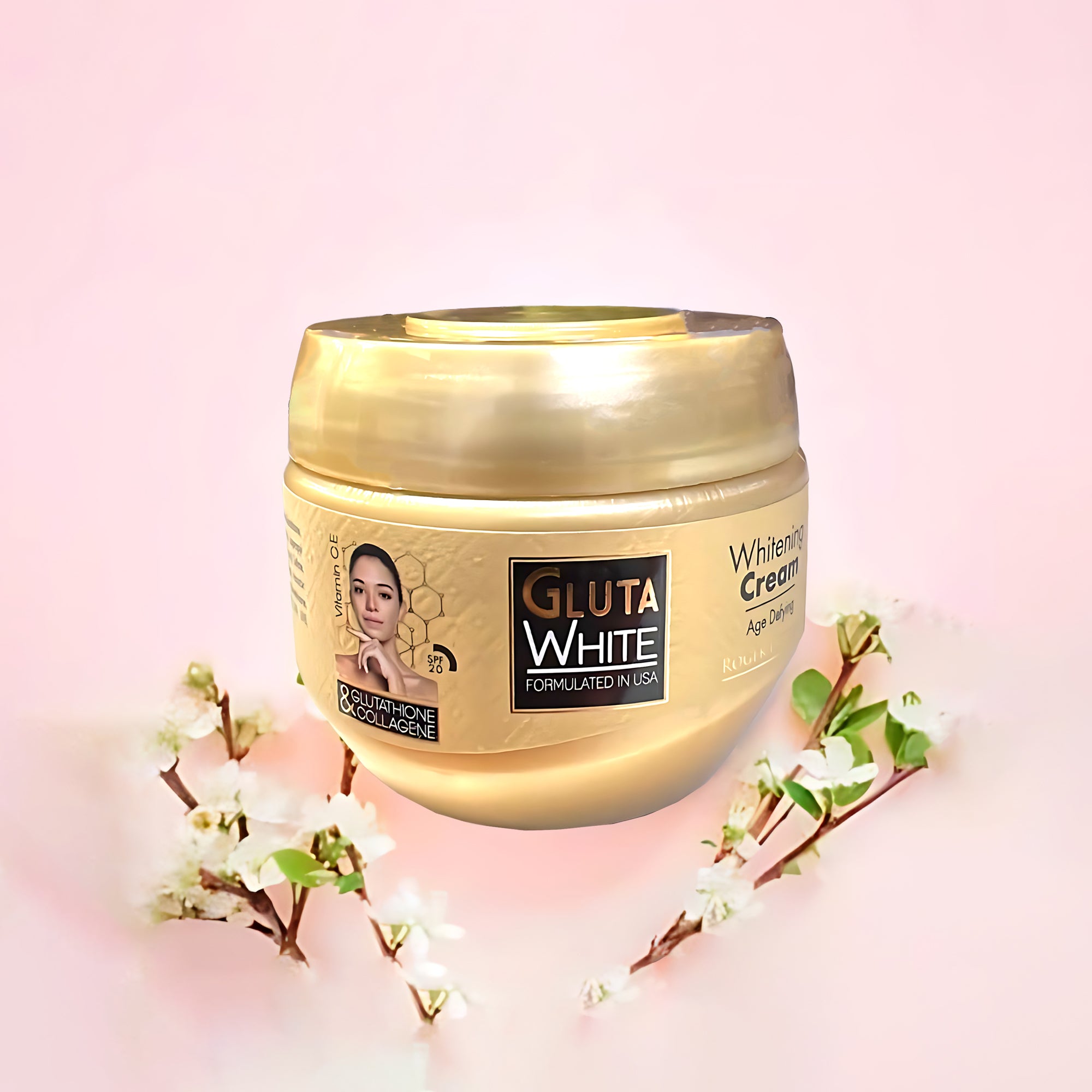 Gluta White Glutathione & Collagen Brightening Cream - 125ml