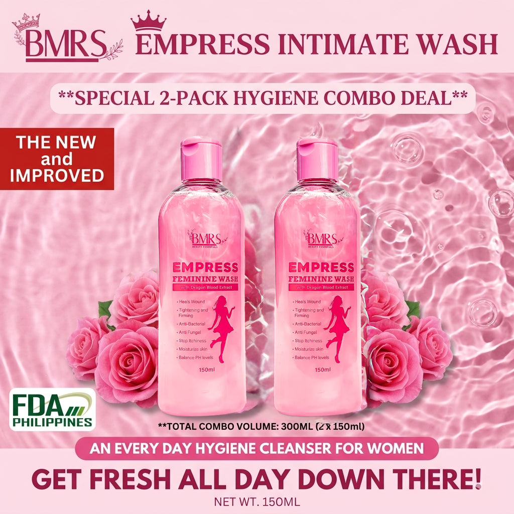 BMRS Fresh All Day Empress Feminine Wash – 150ml (2 Pcs Combo)