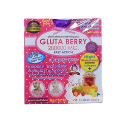 Gluta Berry 200,000mg Skin Whitening Antiaging Acne Wrinkle Reducing Powder Drink