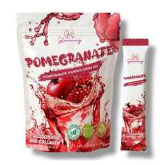Glowming Pomegranate With Glutathione & Collagen Powder Drink Mix  – 20g x 10 Sachets