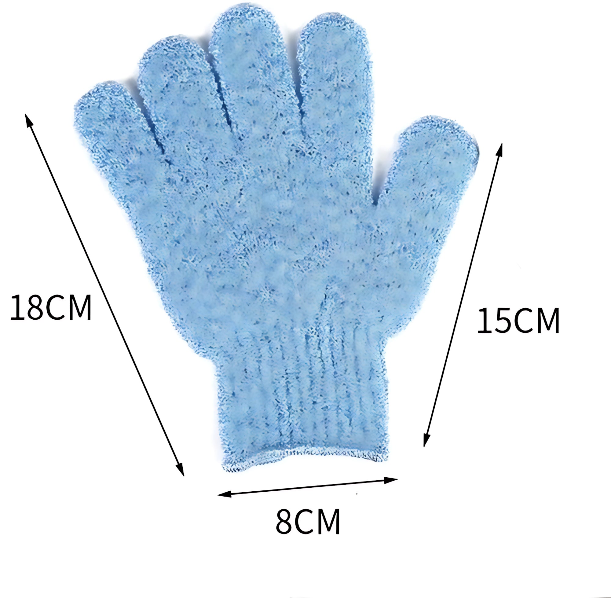 Lifa Finger Bath Towel Gloves – Body Massage & Dead Skin Remover 1 pc