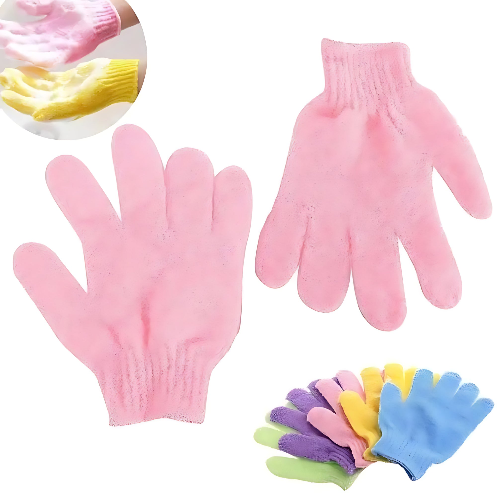 Lifa Finger Bath Towel Gloves – Body Massage & Dead Skin Remover 1 pc