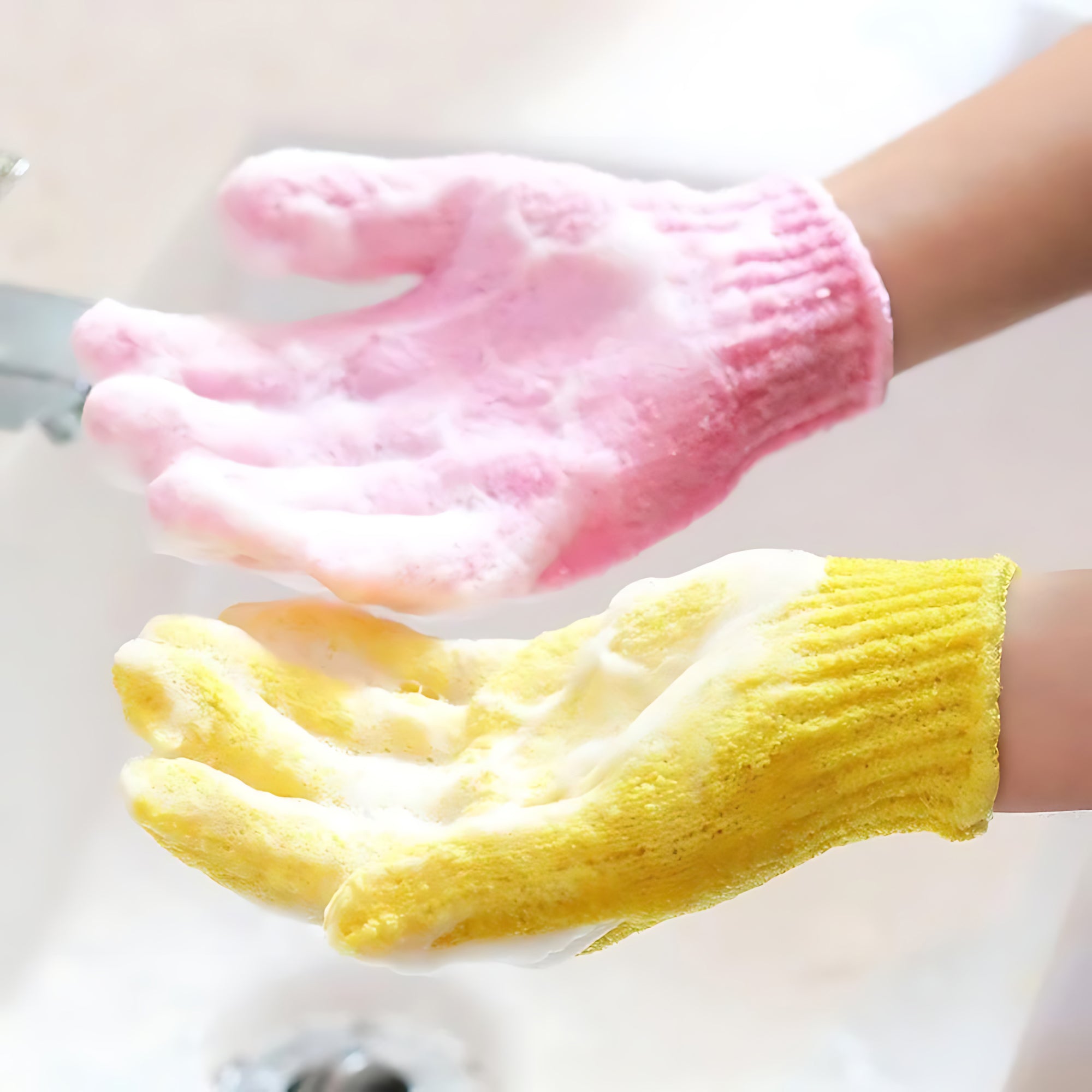 Lifa Finger Bath Towel Gloves – Body Massage & Dead Skin Remover 1 pc