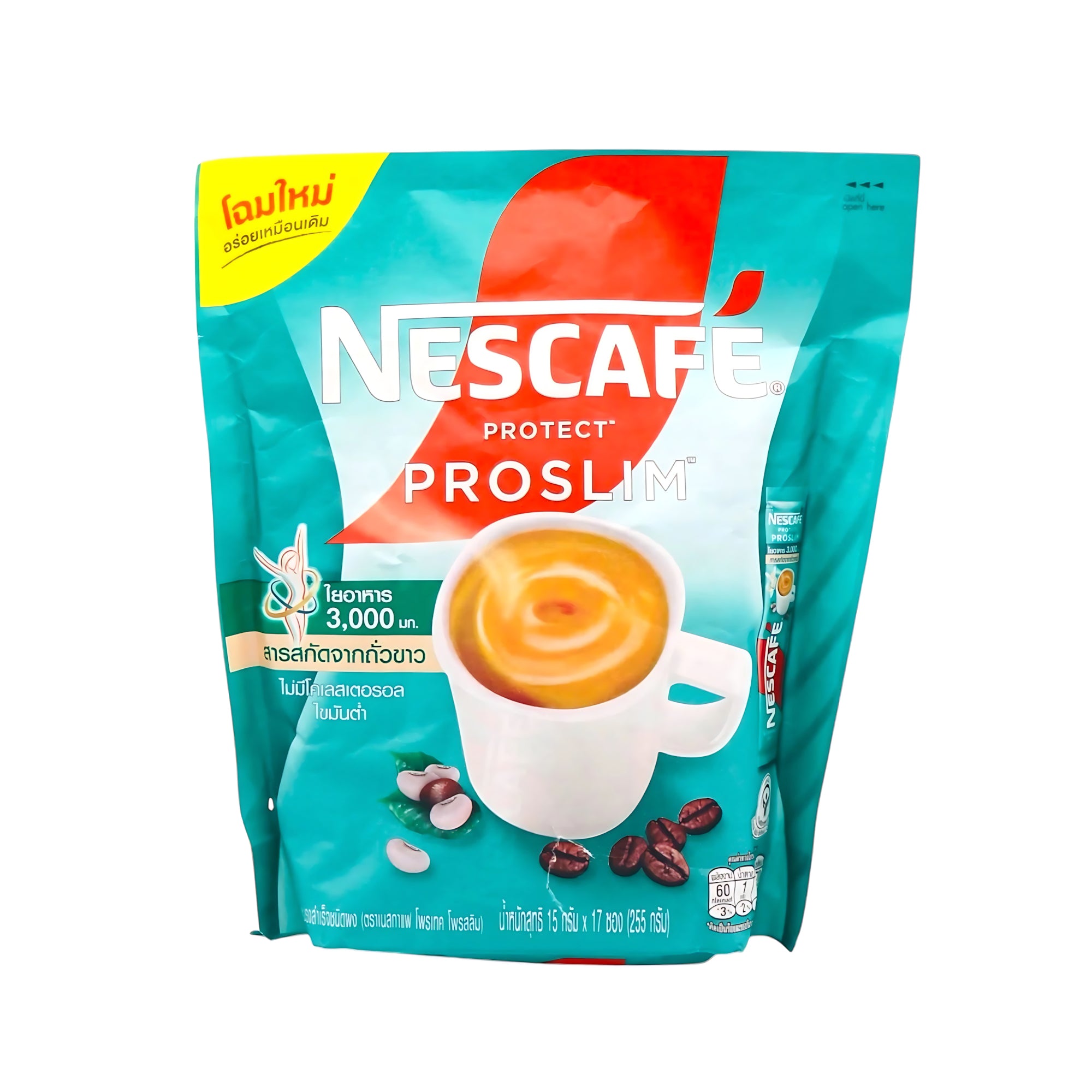 Nescafe Protect Proslim Instant Coffee – 255g (15g x 17 sachets) Thailand