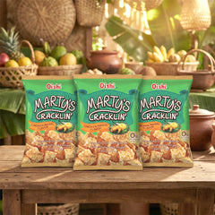 Oishi Marty’s Cracklin’ – Chicken Inasal Flavor (90g × 3pcs Combo)