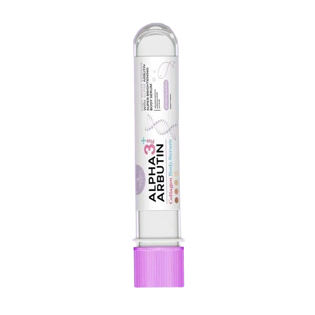 Precious Skin Alpha Arbutin 3 Plus Collagen Super Brightening Body Serum 45ml - Purple