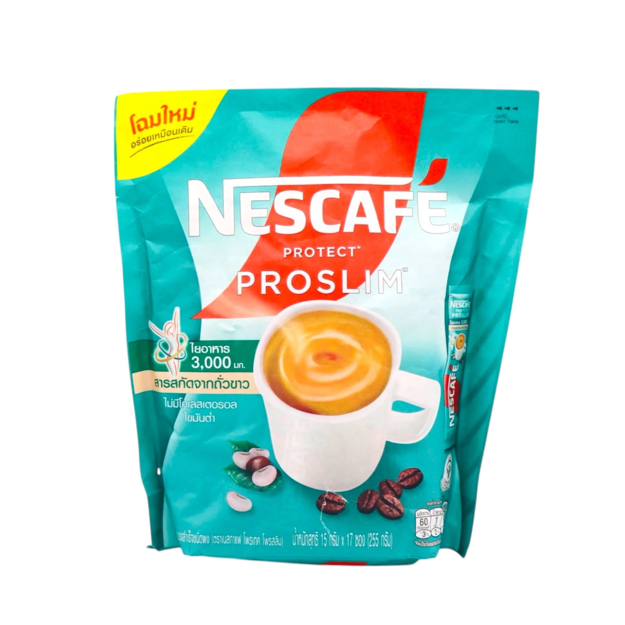 Nescafe Protect Proslim Instant Coffee – 255g (15g x 17 sachets) Thailand
