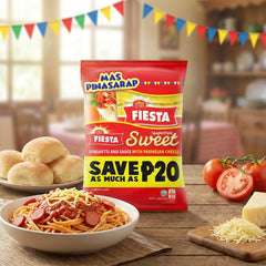 White King Fiesta Sweet Spaghetti & Sauce with Parmesan Cheese Set – 1.6kg