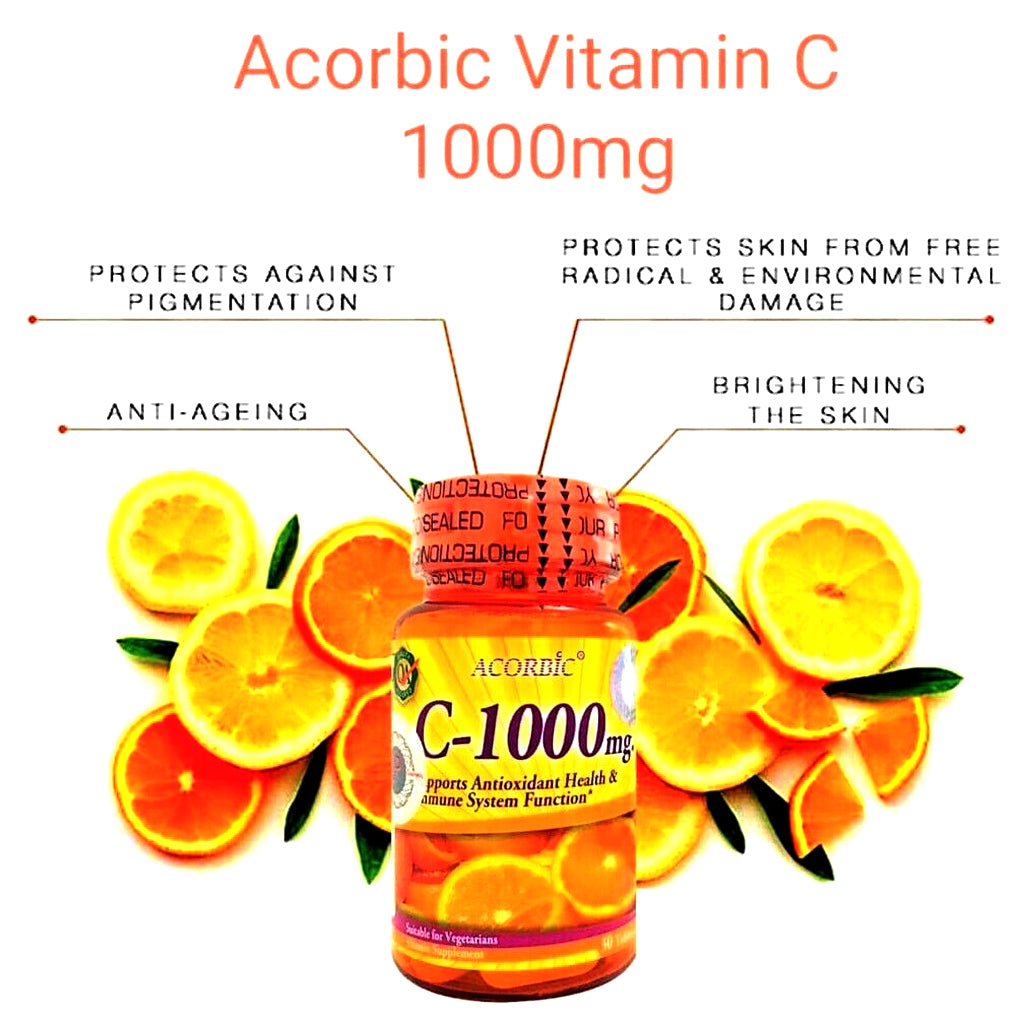 Acorbic C-1000mg Vitamin C Supplement – 30tab