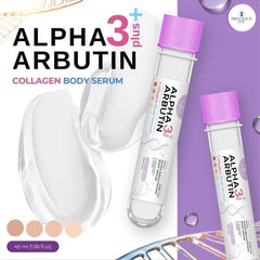 Precious Skin Alpha Arbutin 3 Plus Collagen Super Brightening Body Serum 45ml - Purple
