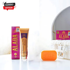 Alada Premium Extra White Skin Booster (180ml) + Alada Instant Whitening Soap(160g) Combo