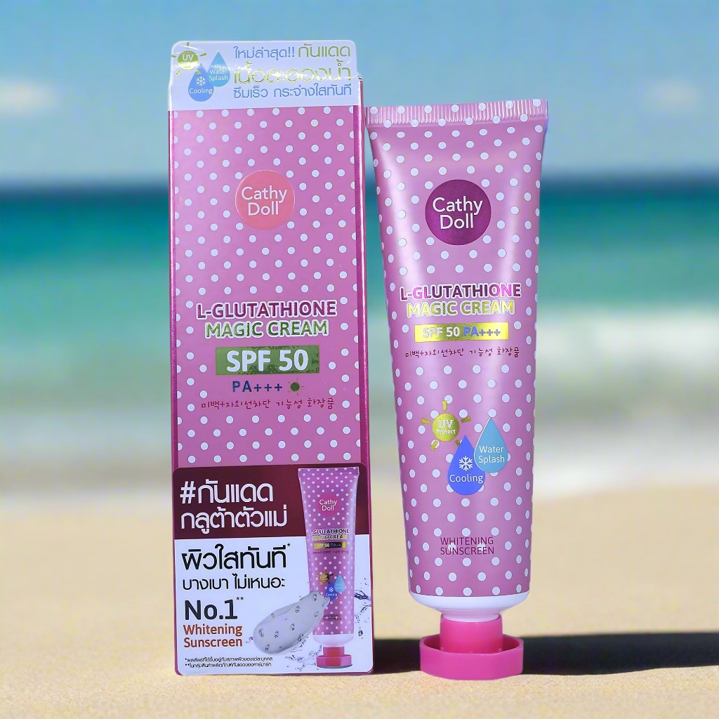 Cathy Doll L-Glutathione Magic Cream SPF 50 PA+++ 60ml Sige Mart UAE Cathy Doll L-Glutathione Magic Cream SPF 50 PA+++ 60ml Sige Mart UAE